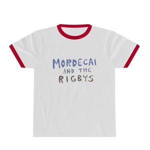 Mordecai and the Rigbys The Regular Show Ringer Tee