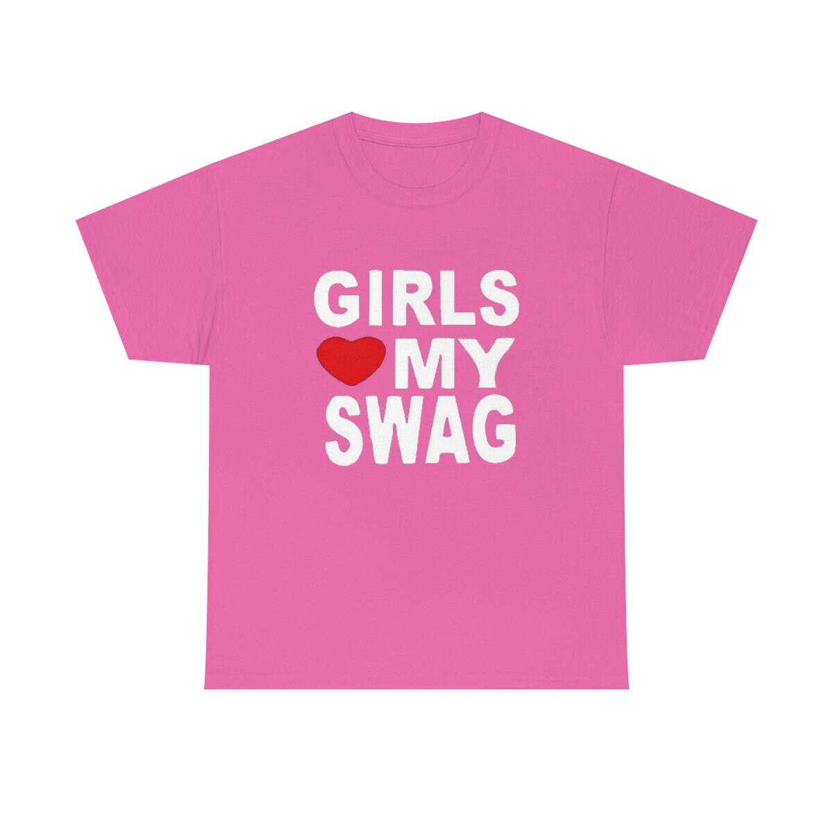 GIRLS LOVE MY SWAG Engraçado Vintage Algodão Verão Novidade Streetwear dos  homens T-Shirt Mulheres Streetwear Casual Tamanho UE Top Tee - AliExpress