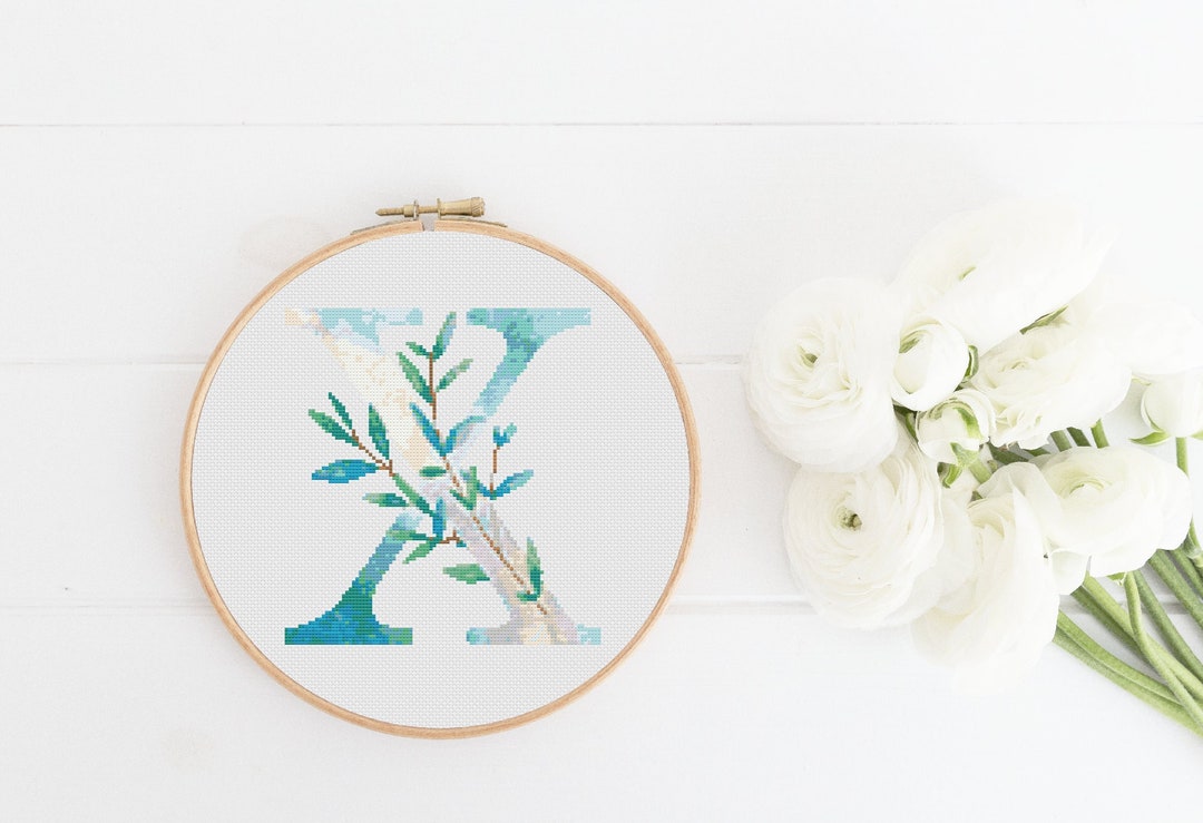 X Stitching Pattern Letter X Pattern, Instant Download PDF, Modern X Stitch Pattern ...
