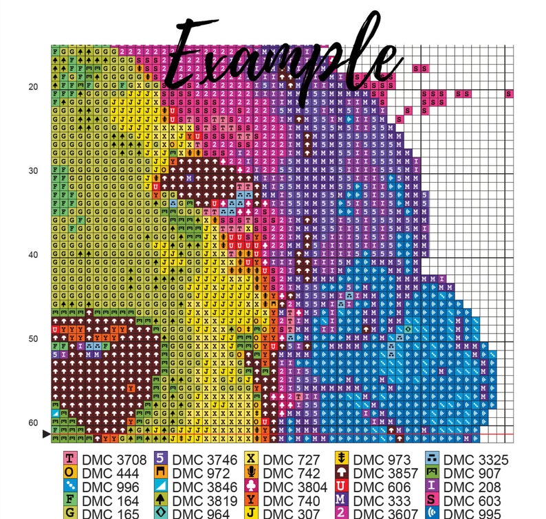 Grocery Bag Cross Stitch Pattern Instant Download PDF Modern - Etsy
