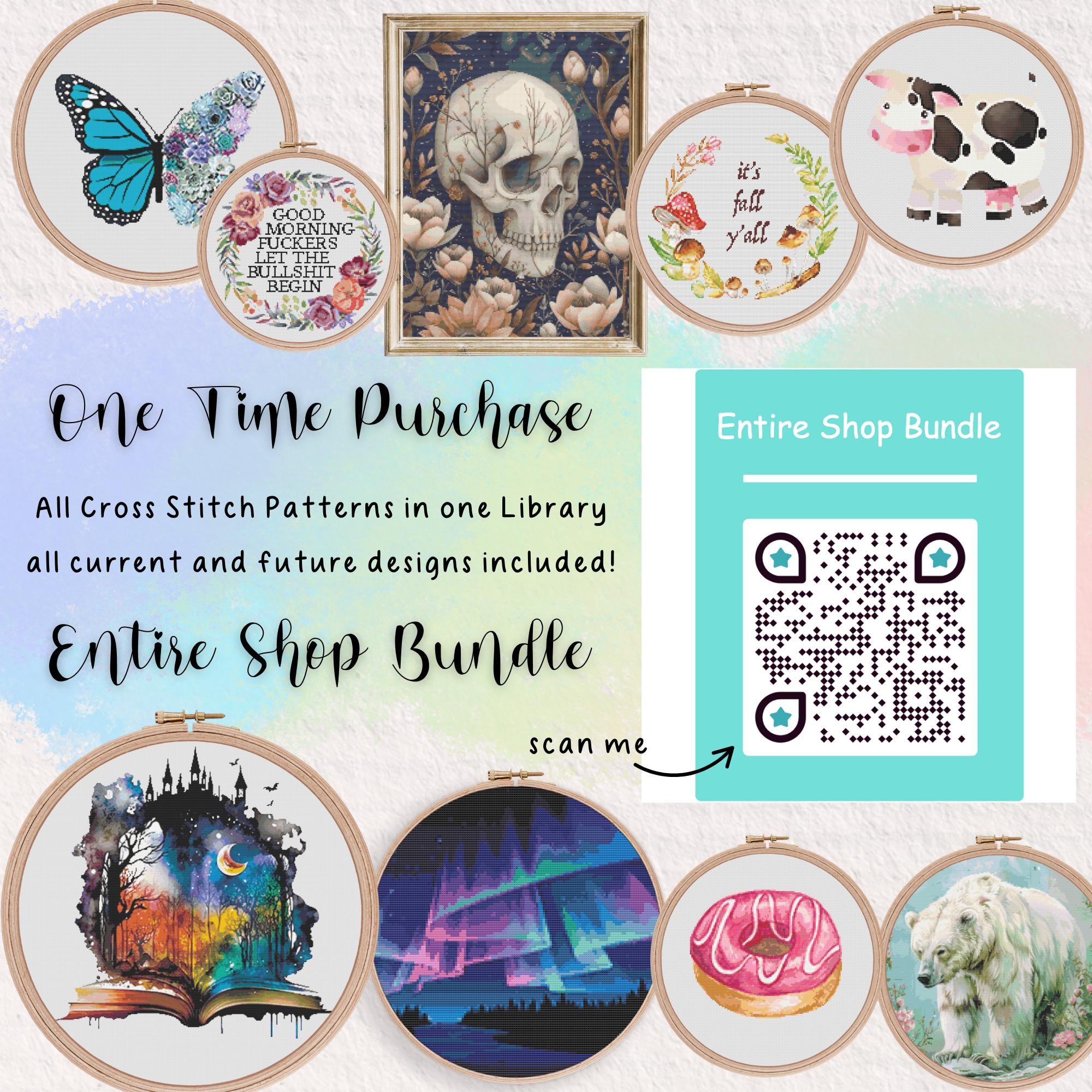 Cross Stitch Pattern, Landscape Art, Modern Cross Stitch Cross Stitch Pattern, Landscape Art, Modern Cross Stitch