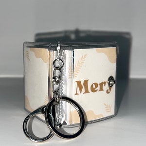 Personalized Photo Album Keychain, Custom Pictures, Anniversary Gift - Etsy