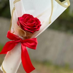 Single Eternal Rose Mini Bouquet, Eternal Rose, Quinceanera, Sweet ...