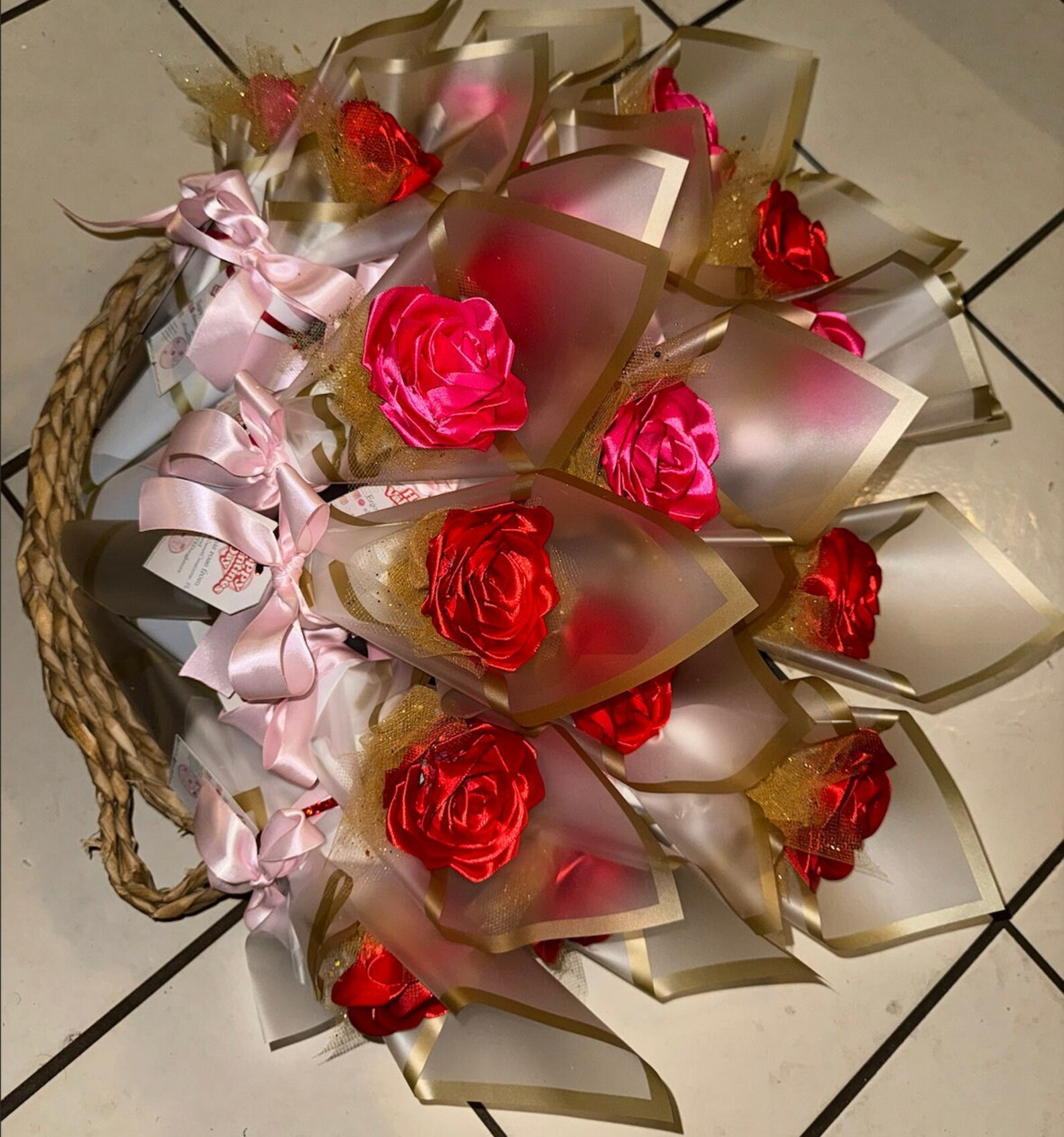 Single Eternal Rose Mini Bouquet, Eternal Rose, Quinceanera, Sweet ...
