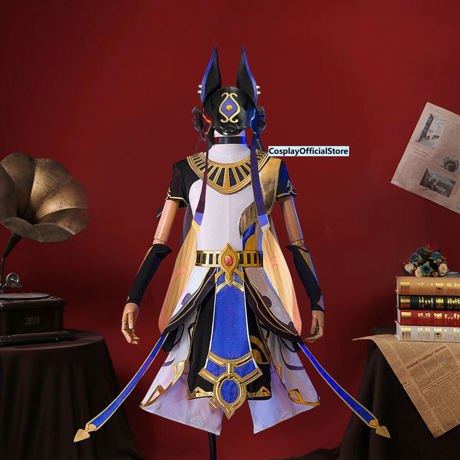 Game Genshin Impact Cyno Cosplay Costume Cyno Hat Etsy