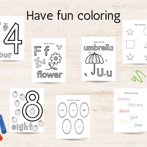Preschool Printable Worksheets, Homeschool Worksheets, Toddler Learning ...