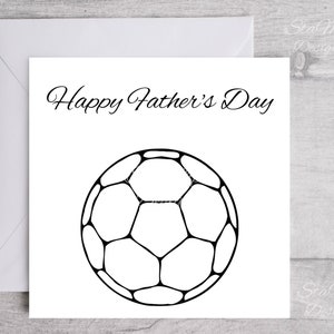 Soccer Father&#39;s Day Card: Printable with Envelope (Digital Download)