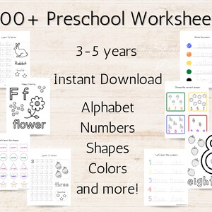 Preschool Printable Worksheets, Homeschool Worksheets, Toddler Learning ...