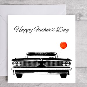 Biglietto per la festa del papà, biglietto stampabile per la festa del papà con busta stampabile, biglietto per papà, biglietto per il futuro papà, biglietto per la festa del papà con auto