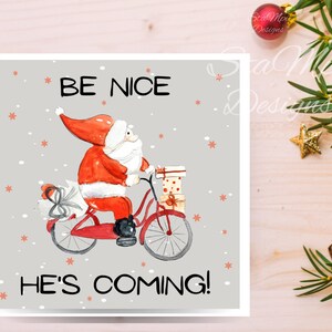 Kerstkaart, afdrukbare kaart voor Kerstmis, grappige kerstkaart, Kerstkaart van de Kerstman, Kerstkaart, Kerstkaart van de Kerstman, Wenskaart