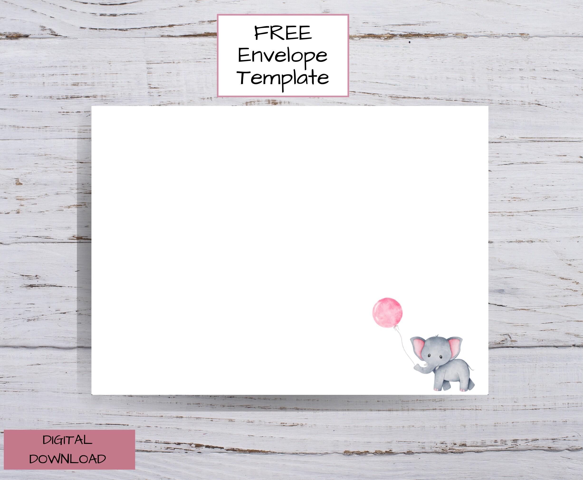 Personalized New Baby Card, New Baby Card for Girl, Pink Baby Card, Printable New Baby Card ...