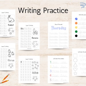 Preschool Printable Worksheets, Homeschool Worksheets, Toddler Learning ...