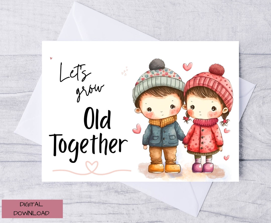 Valentine Card, for Boyfriend, Printable Valentine Card, for Husband ...