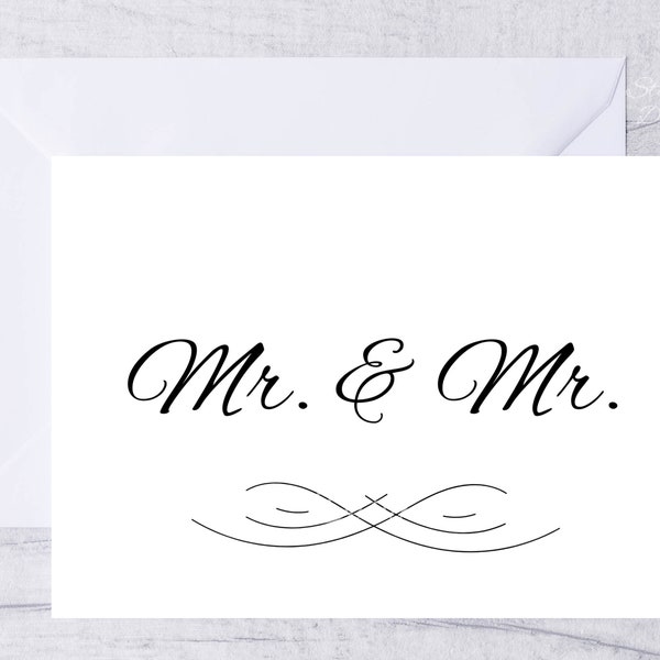Gay Wedding Card Printable - Etsy