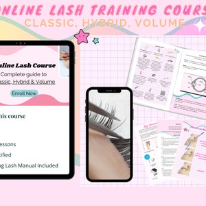 Online Lash Extension Course, Online Lash Training, Online Lash Course, Online Lash Extension Training, Online Lash, Lash Training Manual