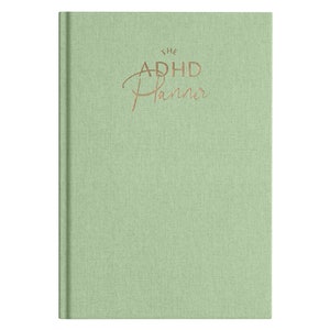 adhd planner, adhd planner adult, adhd, daily planner Adhd, Adhd Journal, ADHD Productivity Planner for Adults, Cute Adhd Journals Green