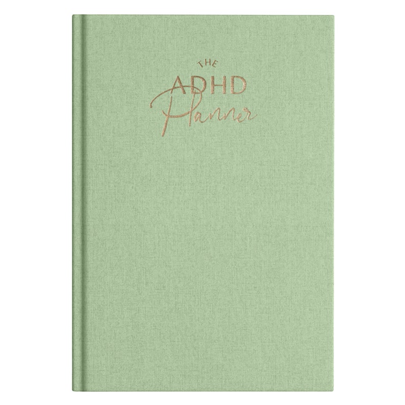 adhd planner, adhd planner adult, adhd, daily planner Adhd, Adhd Journal, ADHD Productivity Planner for Adults, Cute Adhd Journals Green