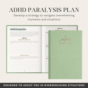 adhd planner, adhd planner adult, adhd, daily planner Adhd, Adhd Journal, ADHD Productivity Planner for Adults, Cute Adhd Journals image 6