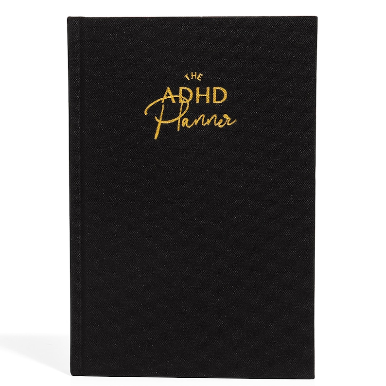 adhd planner, adhd planner adult, adhd, daily planner Adhd, Adhd Journal, ADHD Productivity Planner for Adults, Cute Adhd Journals Black