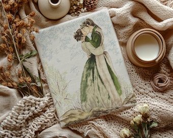 Modèle de point de croix Love Kiss : conception de couple romantique (Modèle PDF)