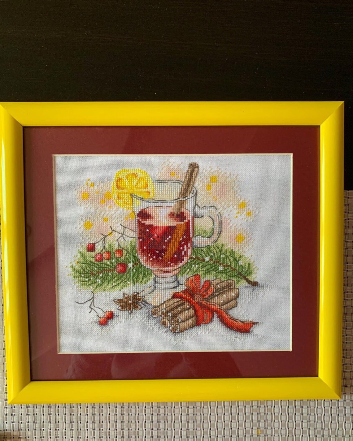 Mulled Wine Cross Stitch Pattern Winter PDF Pattern Christmas Etsy