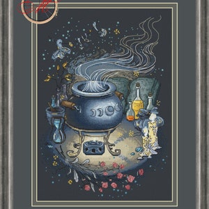 Kreuzstich-Muster: Alchemy, Fantasy (PDF-Muster)