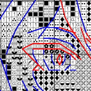 Xiao Anime Cross Stitch Pattern, Genshin Impact Portrait (PDF) image 8