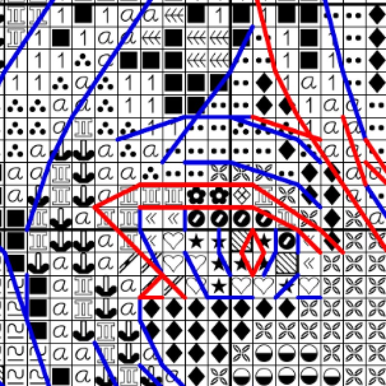 Xiao Anime Cross Stitch Pattern, Genshin Impact Portrait (PDF) image 8