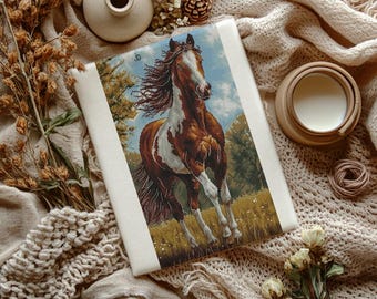 Schema punto croce Pinto Mustang: ricamo Steed (download PDF, schema DMC incluso)