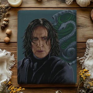 Professor Snape Cross Stitch Pattern: Wizard Potion Master (PDF Download)