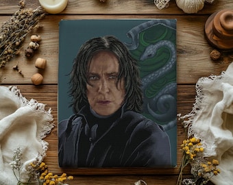 Professor Snape Cross Stitch Pattern: Wizard Potion Master (PDF Download)
