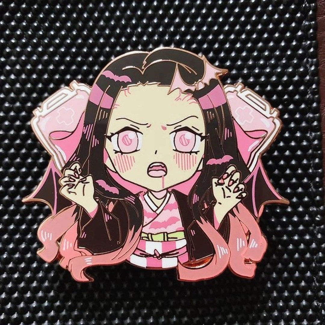 Anime Character Enamel Pins Kawaii Demon Anime Character Enamel Pin Anime Character Enamel Pins Kawaii Demon Anime Character Enamel Pin