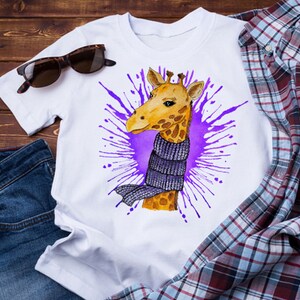 Giraffe watercolor png,giraffe christmas png,cute giraffe png,giraffe christmas sublimation,giraffe with scarf,giraffe download png