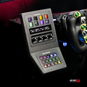 Soporte combinado para consola Stream Deck Plus y MK2/MK1 para simuladores de carreras/equipos de vuelo/perfiles de aluminio