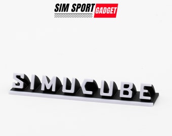 Decoración del logotipo de Simucube de 5 pulgadas/130 mm