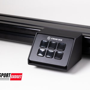 Stream Deck Mini Enclosure With Optional Swivel Mount for Sim Racing | Flight Rig