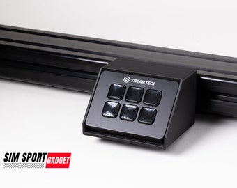 Stream Deck Mini Enclosure With Optional Swivel Mount for Sim Racing | Flight Rig