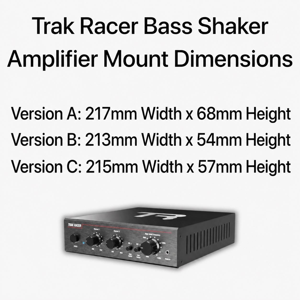 Trak Racer Bass Shakerアンプ用ブラケット（シムリグ用） - Etsy 日本