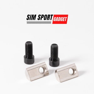 Bolts and T-nuts for Sim Racing Aluminum Profile 8020 Rigs | M6 16MM | M8 16MM | M5 Nuts