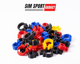 Cable Management Clip for 8020 Sim Racing Profile Rig - SNUG Version - 2 sizes available.