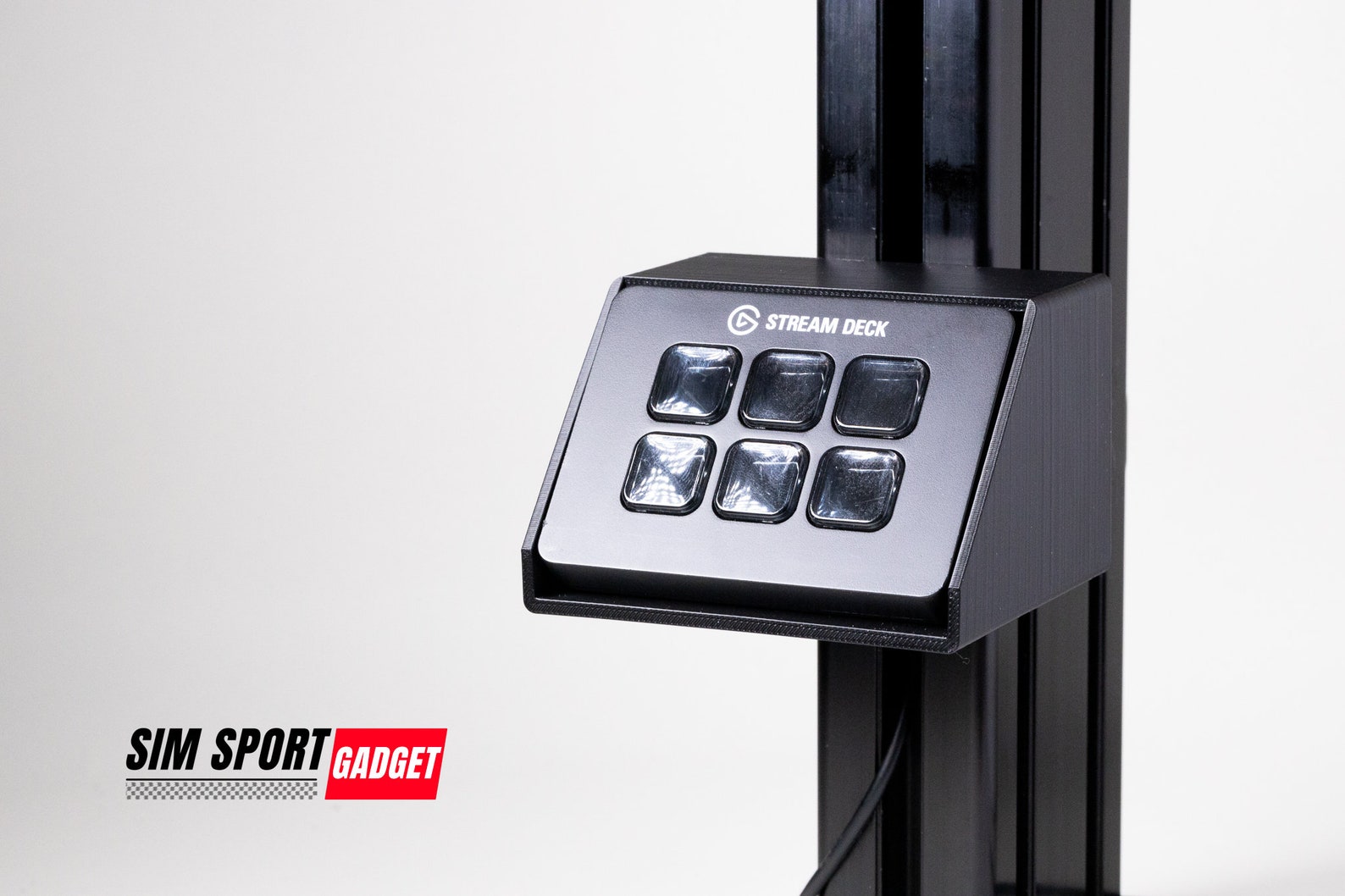 Custom Racing Sim Enclosure Stream Deck Mini Enclosure With Optional Swivel Mount for Sim Racing ...