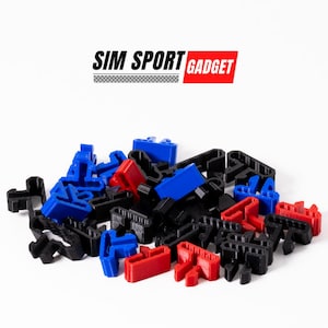 Cable Management Clip Knuckle Style for 8020 Sim Racing Profile - Multiple Colors and Two Sizes Available