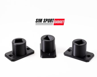 3-Pack Xero Play Mount for Sim Racing 8020 Profile Rig