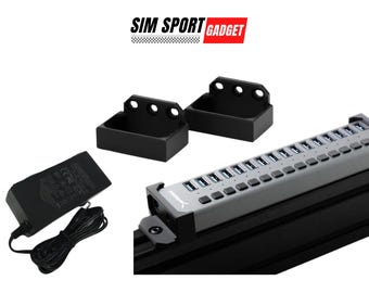 Sabrent 16-USB Port Hub AND Power Brick Mount COMBO