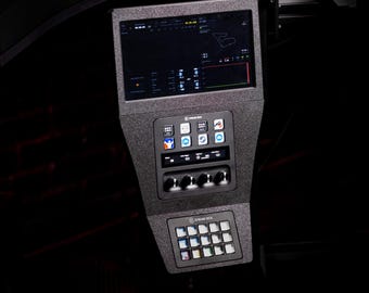 10 Inch Touchscreen with Stream Deck Plus and 15 Key Stream Deck Triple Mount Console | Racing Dashboard for Sim Racing Rig