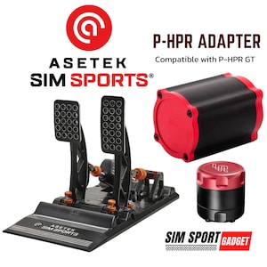Asetek Invicta Forte La Prima Pedal Simagic P-HPR | Simsonn Vam Pro Linear Motor | Mount Adapter| Haptic Pedal Reactor