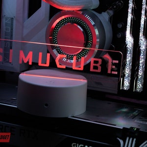 RGB Logo Light for Sim Racing Rig | Decoration | PC Case | - Etsy