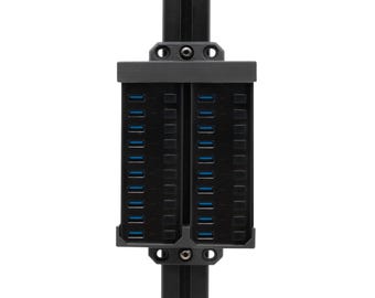 Dual Sabrent 10-USB Port Hub Mount