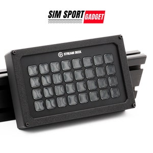 Stream Deck XL Enclosure with Adjustable Mount for Profile Sim Racing | Flight Rig | 4040 | 8020 | 1515