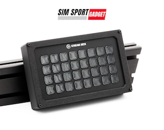 Stream Deck XL Enclosure with Adjustable Mount for Profile Sim Racing | Flight Rig | 4040 | 8020 | 1515